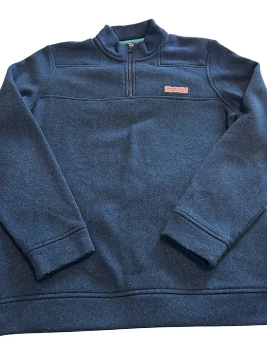 Vineyard Vines Navy 1/4 Zip Pullover