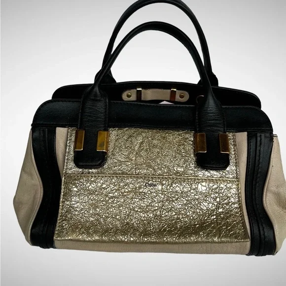 Gold Black and Tan Chloe Allison