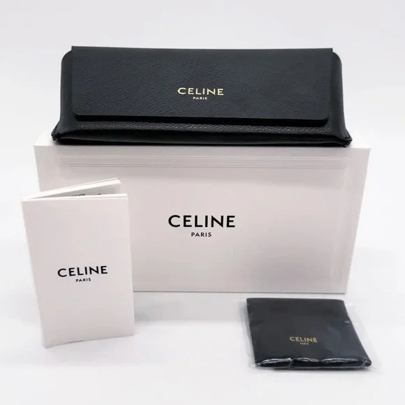 NEW CELINE CAT EYE SUNGLASSES CL40228I 93B CELINE GREEN GREY GRADIENT EYEWEAR
