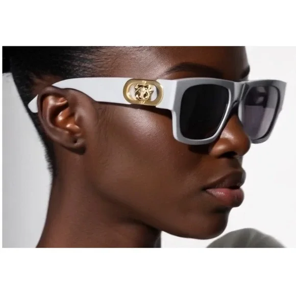 Sunglasses White Frame Kleo Women Fashion Beach Outside Wear Lentes‎ Mujeres New