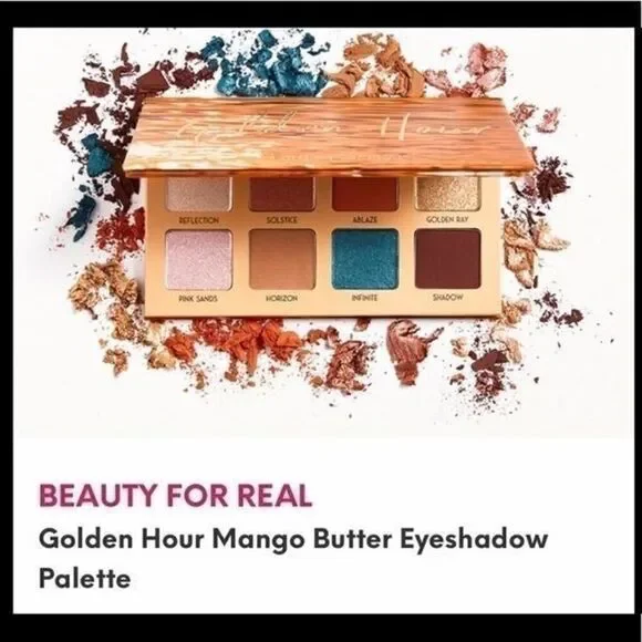 NWT. Golden Hour mango butter eyeshadow palette