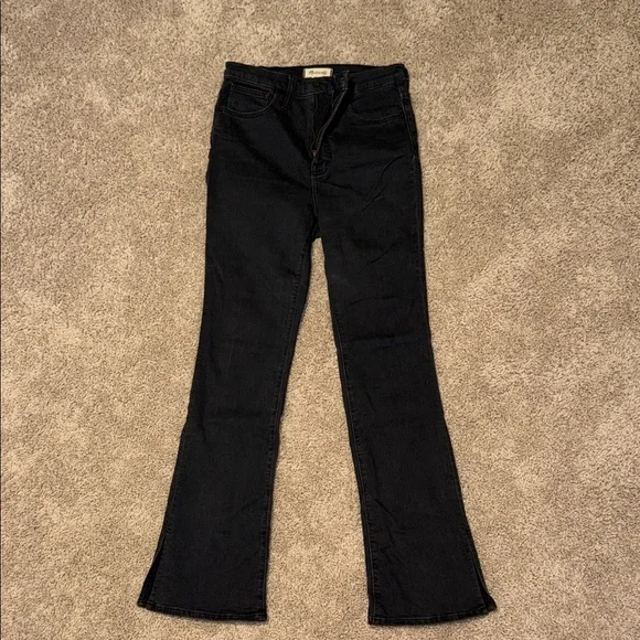 Madewell size 28 Black Flared Jeans