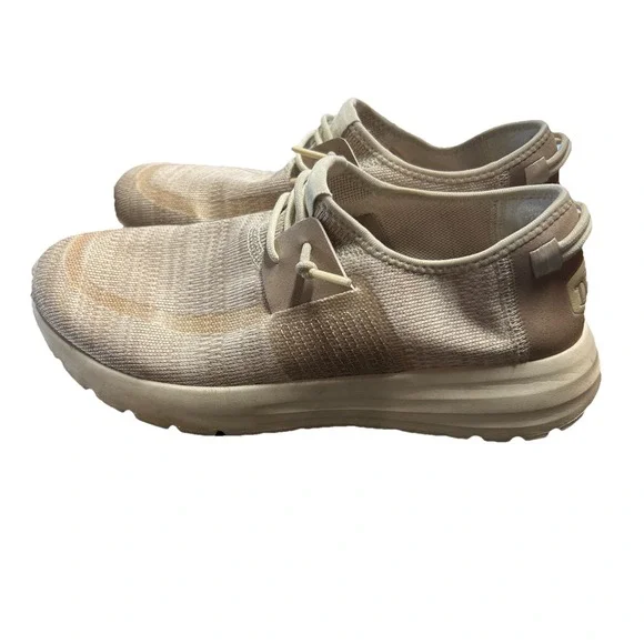 Hey Dude Women's Size 8 Beige Sirocco Crochet Mesh Slip-On Loafers Comfort