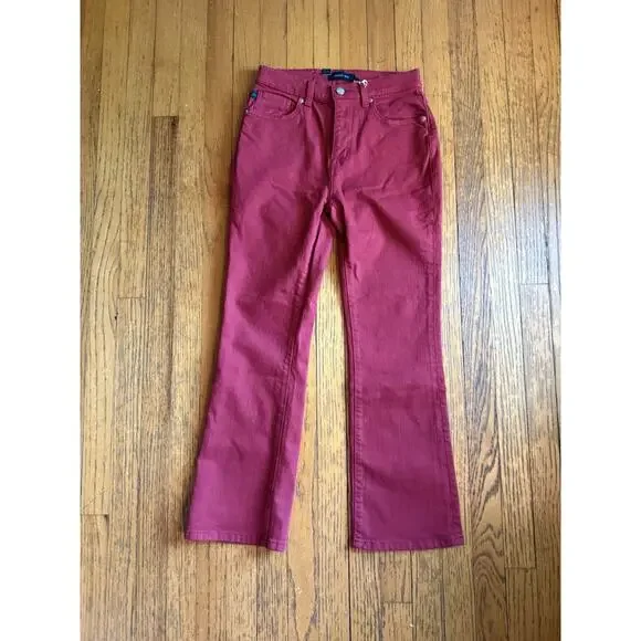 New Johnny Was Marseille Baby Boot Jeans JW1011CN8 Size 29 Cranberry