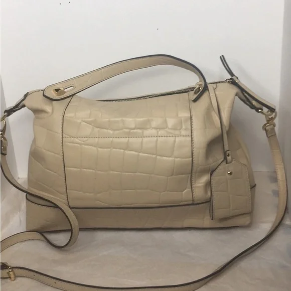 Albert Bellucci Genuine Croc embossed leather