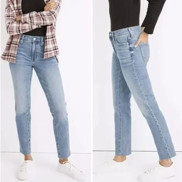 NEW Madewell The Mid-Rise Perfect Vintage Jean in Enmore Wash, 27‎