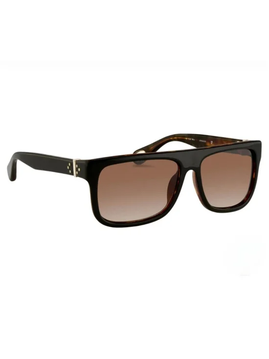 ANN DEMEULEMEESTER Cat Eye Tortoise Square Gradient Sunglasses NEW 53 mm