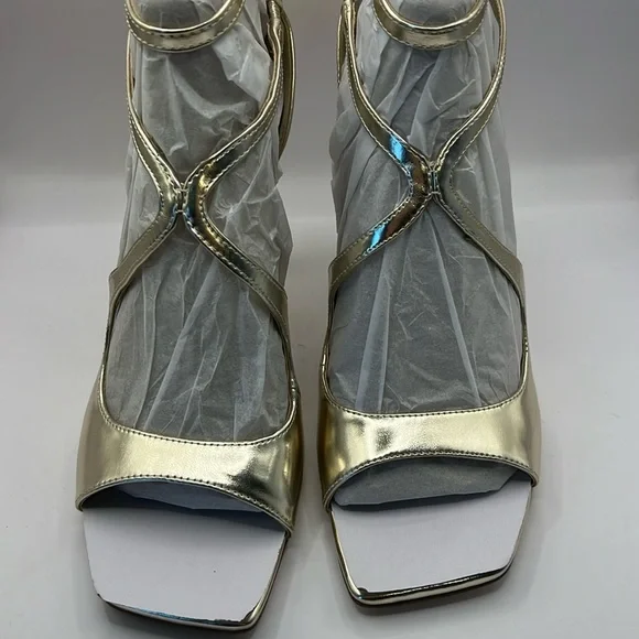 Nine West Tulah3 Gold sandals NIB