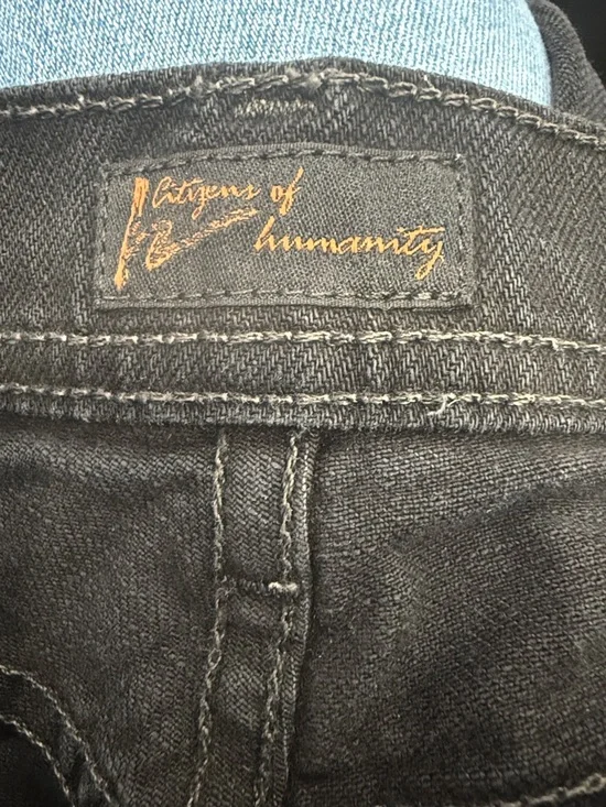 Citizens of Humanity Black Straight Jeans Size 29