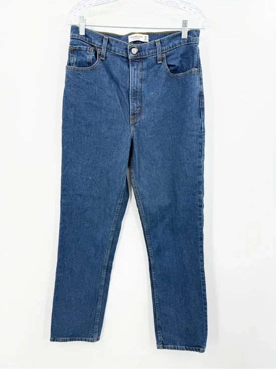 Abercrombie & Fitch Women's The 90's Straight Ultra High Rise Size 6