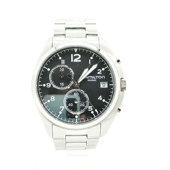 Hamilton Watch 42mm Men's Black X Silver 400-052125