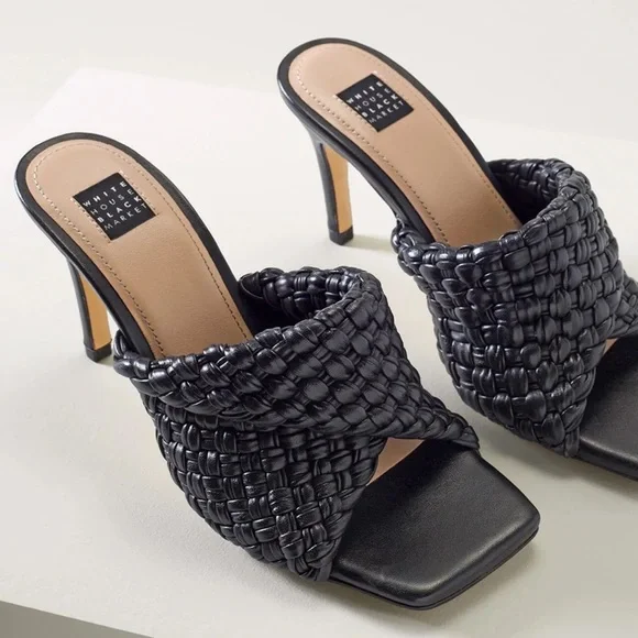 White House Black Market Woven Heel