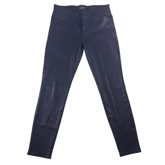 Lucky Brand Jeans Womens 6/28 Ankle Black‎ Wash AVA Mid Rise Skinny Denim