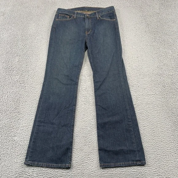 Polo Ralph Lauren Jeans Womens 10 Blue Stretch Kelly Bootcut Dark Wash Denim