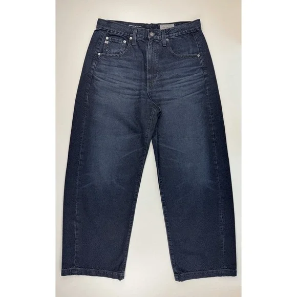 AG JEANS Hattie High Rise Barrel Jeans Japanese Fabric 29 Adriano Goldschmied
