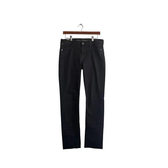 Citizens of Humanity Elson Straight Leg Black Jeans 1306-1405‎ Womens 30