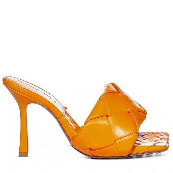 NWOT Orange intrecchiato Lido sandals Size 38
