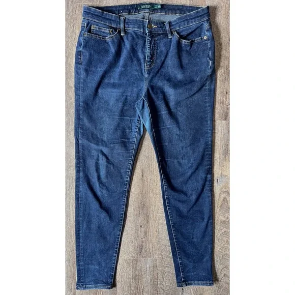 Lauren Ralph Lauren Women's‎ Premier Skinny Jeans size 14W