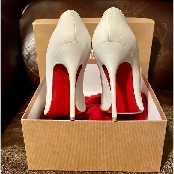 Christian Louboutin So Kate 120mm Geometric studded pumps EU40.5 100% authentic
