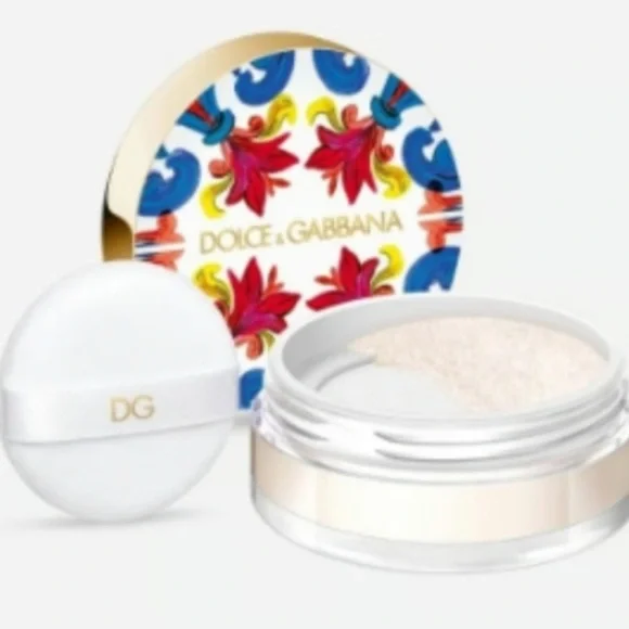 NIB Dolce and Gabbana Solar Glow Translucent Loose Setting Powder in Crystal