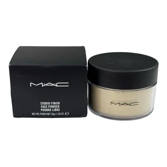 MAC Loose Face Powder Gold Studio‎ Finish Highlight Powder Discontinued 1oz NIB