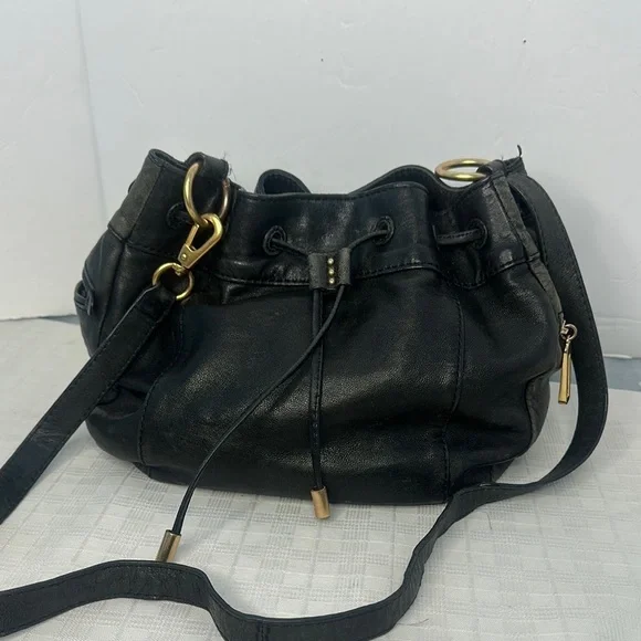 Vintage Juicy Couture, black, soft, leather bag