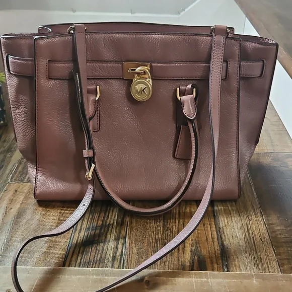 Michael Kors‎ Purple Leather Shoulder Bag