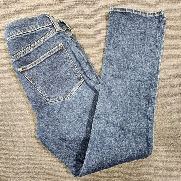 Gap Jeans Womens 10R Blue '90s Straight High Rise Denim Pants