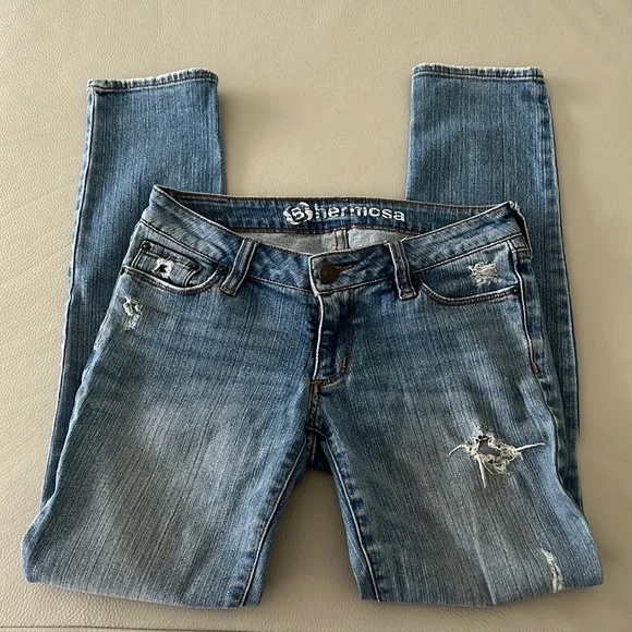 BHermosa Distressed Jeans Super Skinny