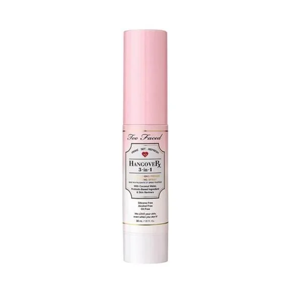 Too Faced Hangover 3-in-1 Primer & Setting Spray |Long Lasting + Hydrating
