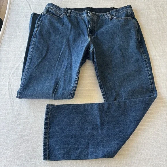 Wrangler Ultimate Riding Jeans Cash Dark Wash Straight Leg Jeans 34/17 x 34
