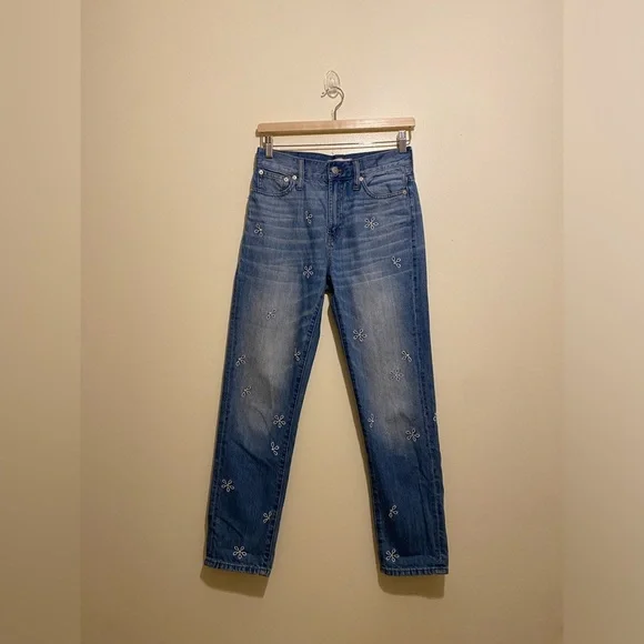 Madewell Denim Jeans with Contrast Stitching