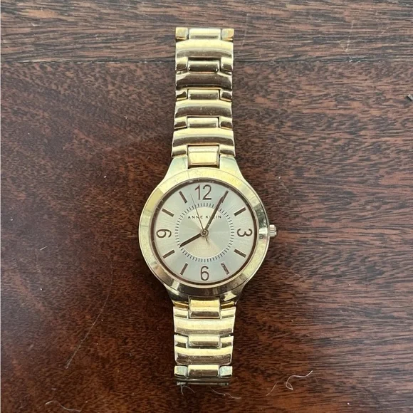 Anne Klein Gold Tone Women’s Watch NOT WORKING