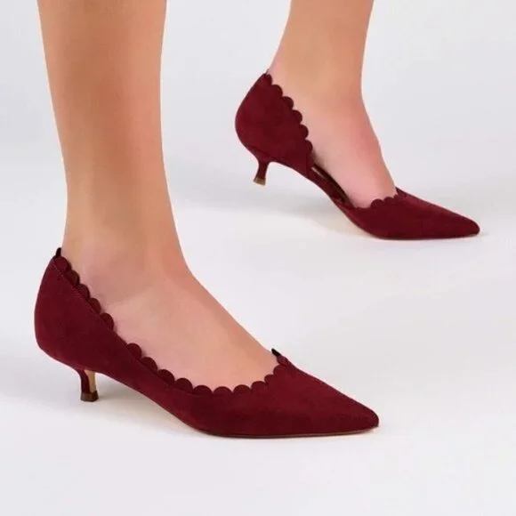 Journee Collection TAAVI PUMP Red Wine 5½M