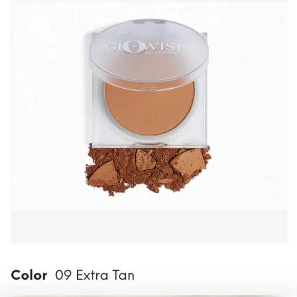 Huda Beauty Glowish Luminous Pressed Powder Shade 09 Extra TanNew New In Box