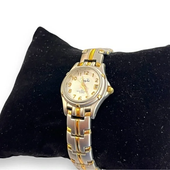 Vintage Vanity Fair Silver & Gold Toned Watch