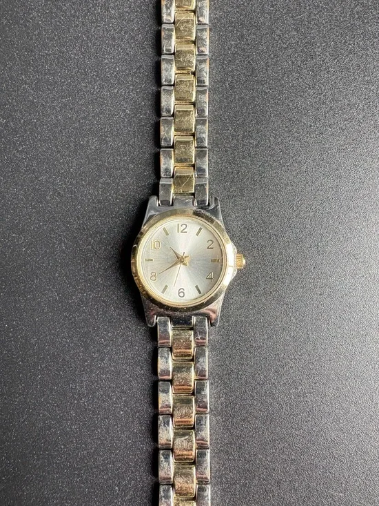 Two-Tone Women's Bracelet Watch - Gold & Silver