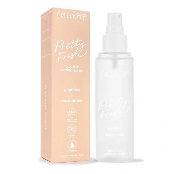 ColourPop Pretty Fresh Lock It In Makeup Setting Spray 3.4 fl oz NIB 16HR Wear