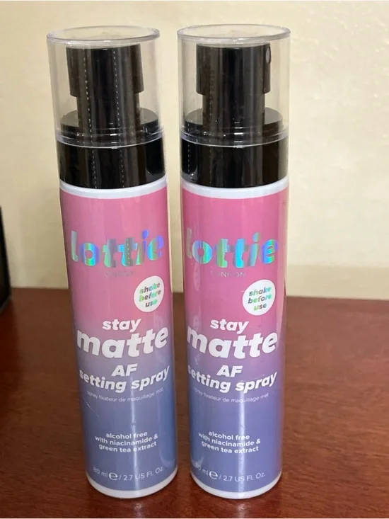 Lottie stay matte AF setting spray lot of 2