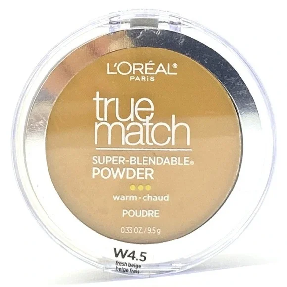 L'Oreal Paris True Match Super-Blendable Powder Fresh Beige W4.5 Warm 0.33 oz