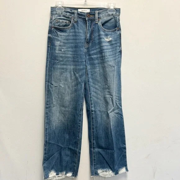 Pistola Cher distress hem jeans