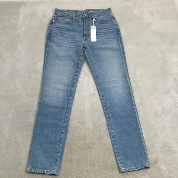 Outerknown Women's Medium Wash Sea Jeans Generation Slim Jeans Size 24 New