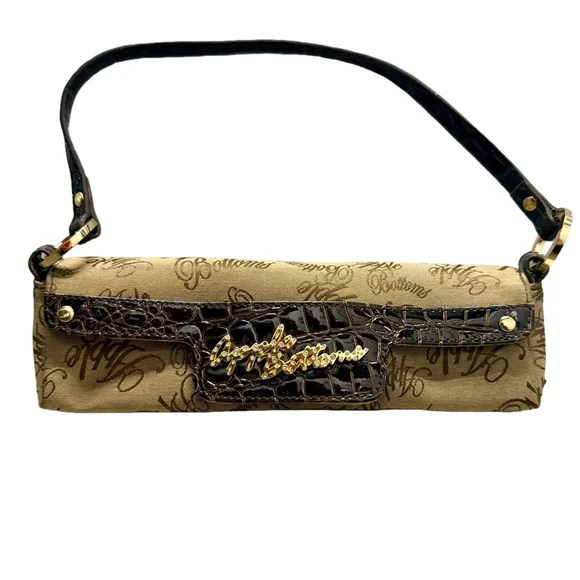 Apple Bottoms Baguette Bag Swarovski Crystal Accents
