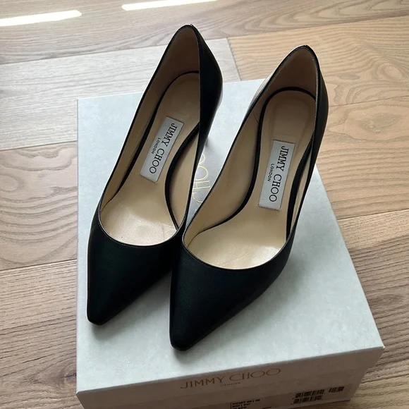 Jimmy Choo - Romy 60mm Leather Pumps
