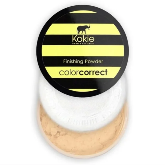 4 x Kokie Cosmetics Setting Powders, Yellow Darkness Correction