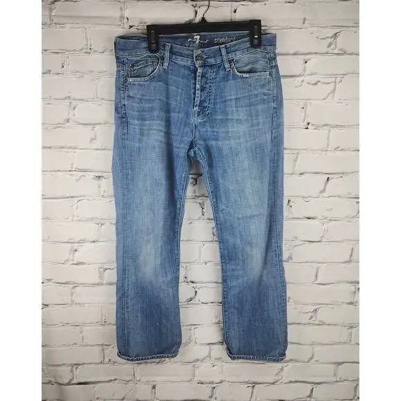 For All ManKind Jeans Womens 31 standard Straight leg blokecore normcore western