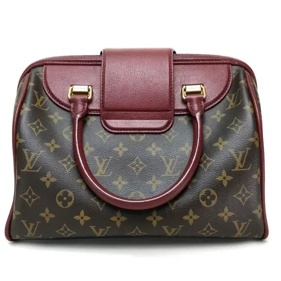 Louis Vuitton Monogram Speedy Mini Boston Bag Handbag Canvas Brown