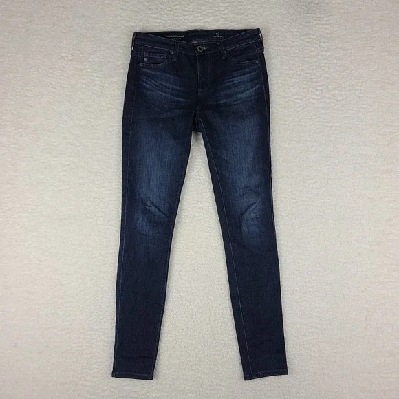 AG Adriano Goldschmied Jeans Womens 25 The Legging Super Skinny Ankle Dark Wash‎