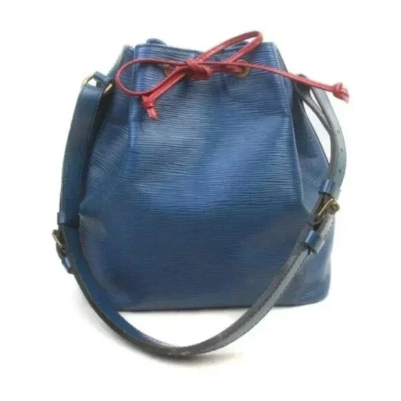 Louis Vuitton shoulder Bag Noe Blue epi