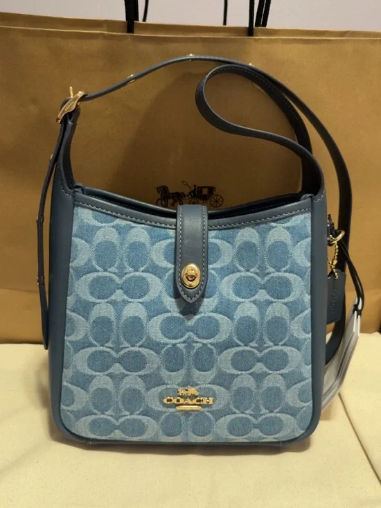 Hadley Small Crossbody in Signature Denim